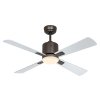 CasaFan 949141W Eco Neo III WiFi, stříbrná, stropní ventilátor - 4 lopatky se světlem