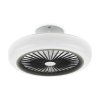 Noaton 11045B Polaris, černá, stropní ventilátor se světlem - bílá