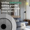 Noaton 12050B Triton, černá, stropní ventilátor se světlem - infografika 3