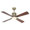CasaFan 944111W Eco Neo III WiFi, třešeň, stropní ventilátor - 4 lopatky se světlem