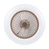 Noaton 11055G Callisto, zlatá, stropní ventilátor se světlem - spodní část