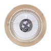 Noaton 11055G Callisto, zlatá, stropní ventilátor se světlem - detail