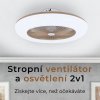 Noaton Callisto 11055G stropní ventilátor se světlem osvětlení a větrák 2v1