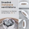 Noaton Callisto 11055G stropní ventilátor se světlem - snadná instalace větráku