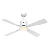 CasaFan 943131W Eco Neo III WiFi, bílá, stropní ventilátor - 4 lopatky se světlem