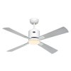 CasaFan 943131W Eco Neo III WiFi, světle šedá, stropní ventilátor - 4 lopatky se světlem