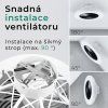 Noaton 12050B Triton, černá, stropní ventilátor se světlem - infografika 4