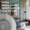 Noaton 12058WL Triton, bílá, stropní svítidlo s vestavěným ventilátorem - svítidlo a měnitelná teplota barev