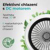 Noaton 11045BL Polaris, černá, stropní svítidlo s vestavěným ventilátorem - DC motor