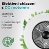 Noaton 12058BL Triton, černá, stropní svítidlo s vestavěným ventilátorem - DC motor