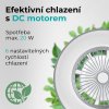 Noaton 11056GRL Vega, šedá, stropní svítidlo s vestavěným ventilátorem - DC motor