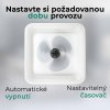 Noaton 14050WL Hovland, bílá, stropní svítidlo s vestavěným ventilátorem - doba provozu svítidla