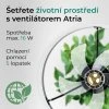 Noaton 16050B Atria, černá, stropní ventilátor se světlem - infografika 5