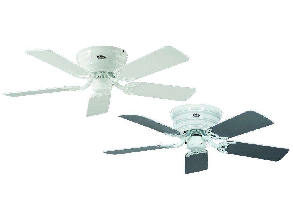E-shop CasaFan 5103061 Classic Flat, biela a šeda, stropný ventilátor