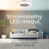 Noaton 11055G Callisto, zlatá, stropný ventilátor so svetlom - LED modul