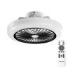 Noaton 11045B Polaris, čierna, stropný ventilátor so svetlom