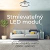 Noaton 16050B Atria, čierna, stropný ventilátor so svetlom - LED modul