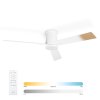 Noaton 16132WWL Rhea, biela a svetlo hnedá, stropný ventilátor so svetlom