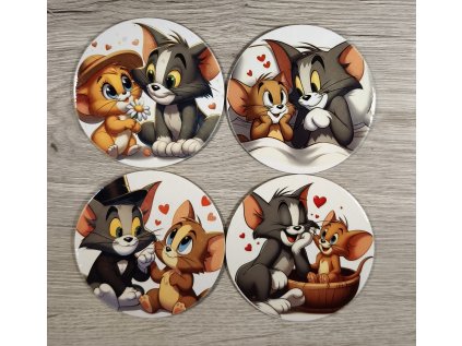 Tom a Jerry Podložka pod pohár