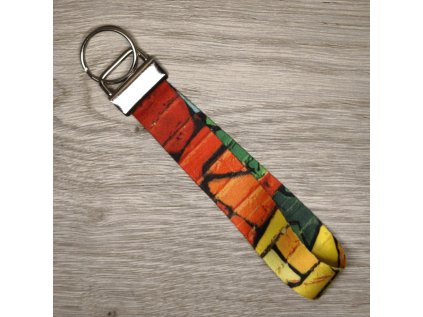 Farebná tehla kľúčenka