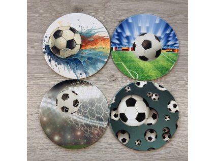 Futbalová lopta podložka pod pohár