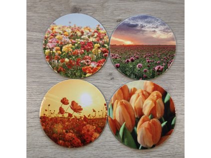 Kvety podložka pod pohár