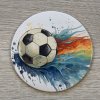 Futbalová lopta podložka pod pohár