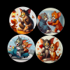 Ppodložka pod pohár - Tom a Jerry 1