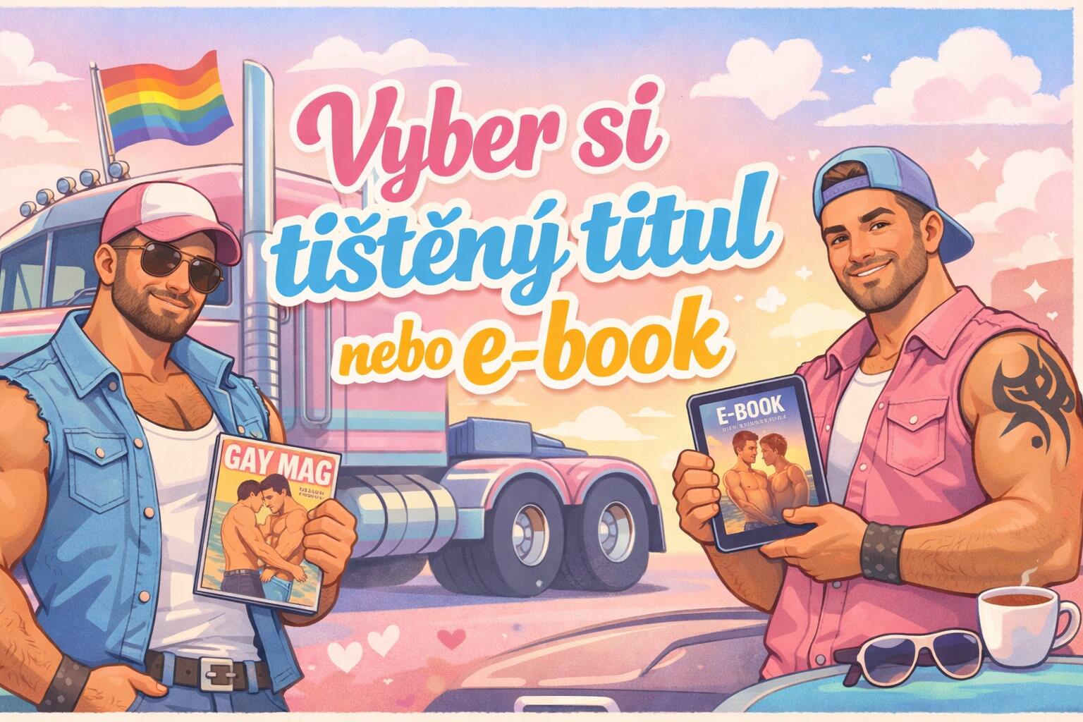 Vyber si tištěný titul nebo e-book