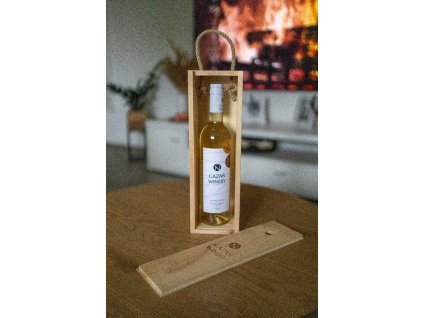 Dárkový dřevený box | 1 láhev
