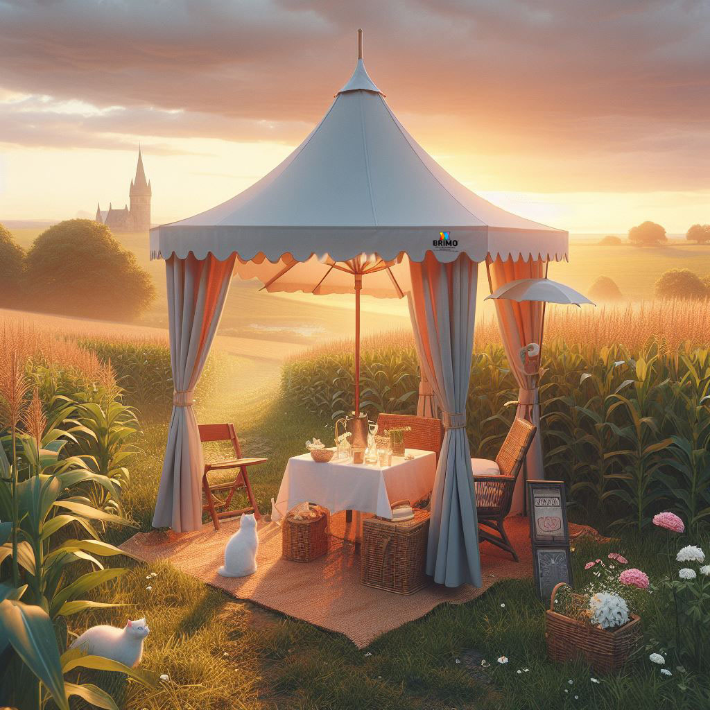 gazebo per mercatini impermeabile