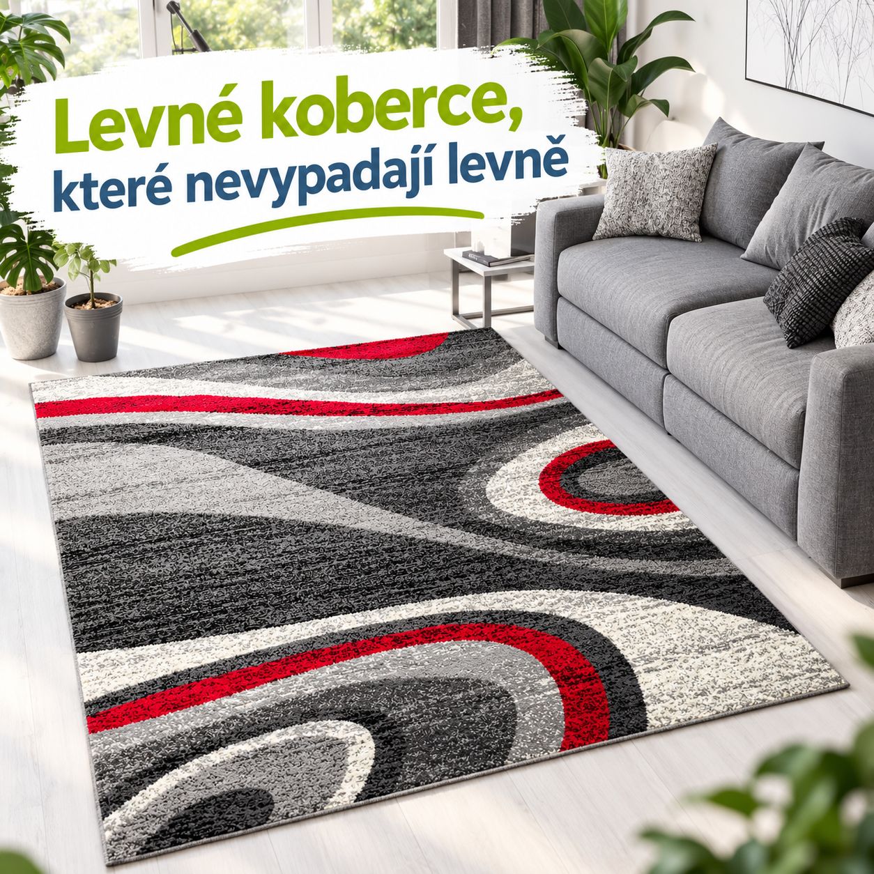 Levné koberce, které nevypadají levně