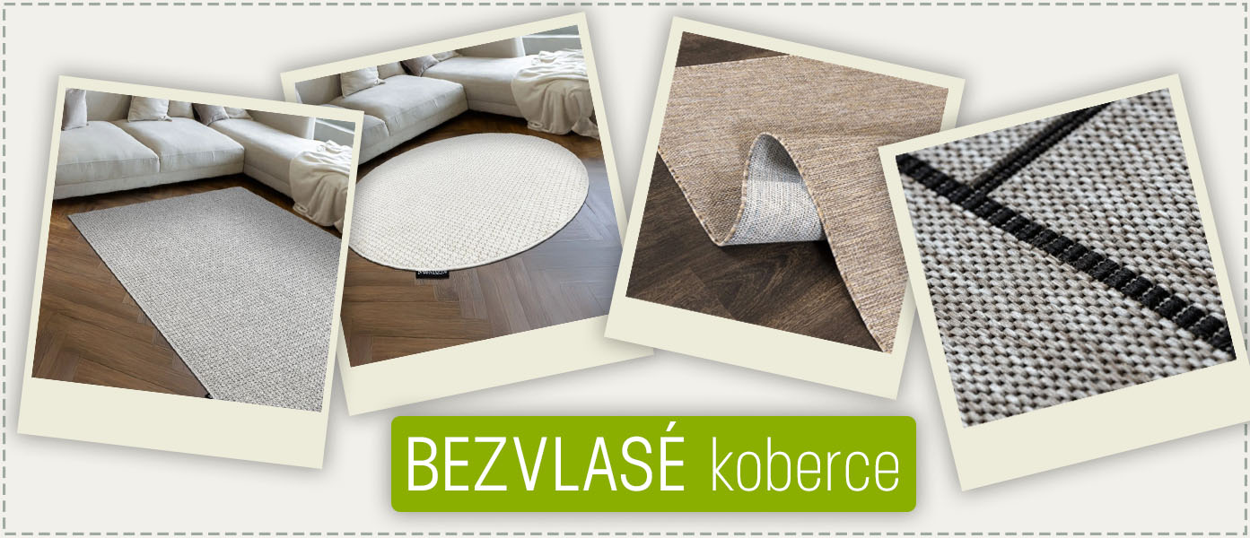 Bezvlasé koberce na GAZU.cz