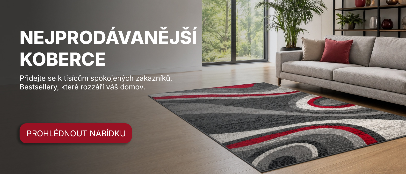 Bestsellery, koberce na GAZU.cz