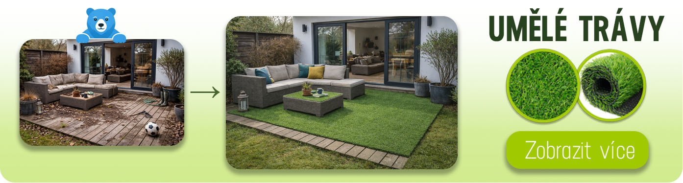 Umělé trávy na GAZU.cz, levně