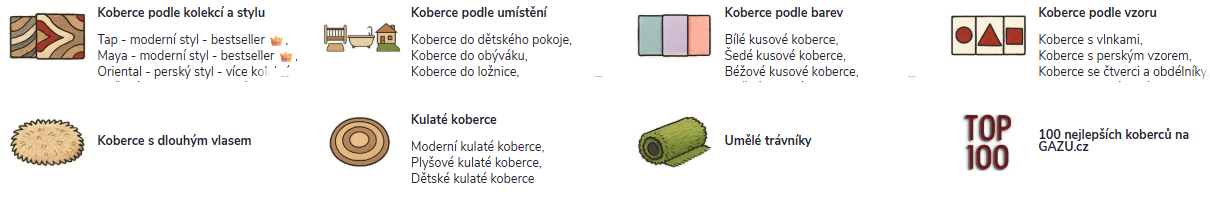 Moderní a orientální koberce