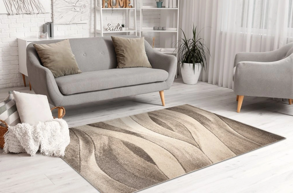 Kusový koberec Fusion - vzor 13 - hnědý