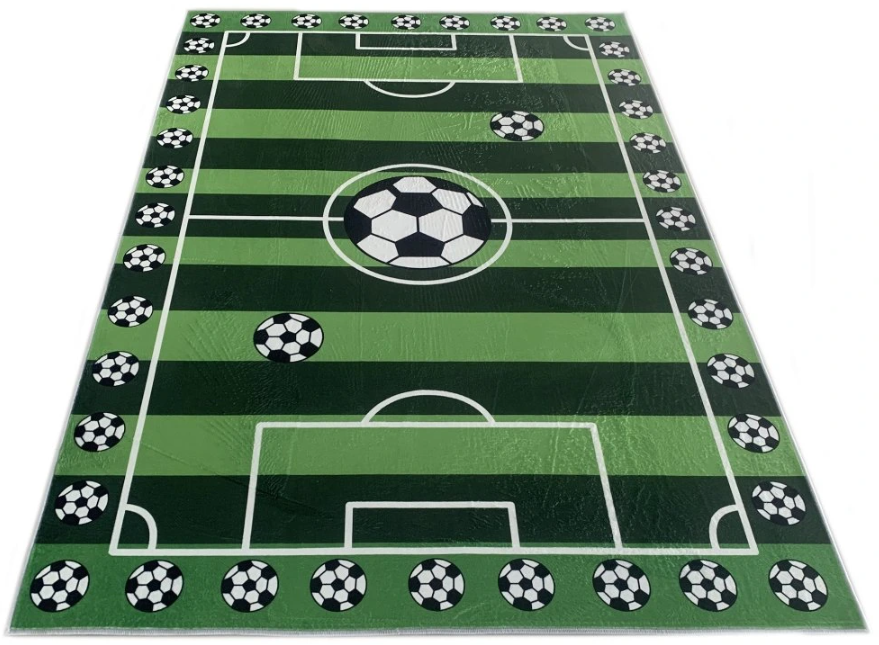Dětský koberec - FOTBAL - zelený