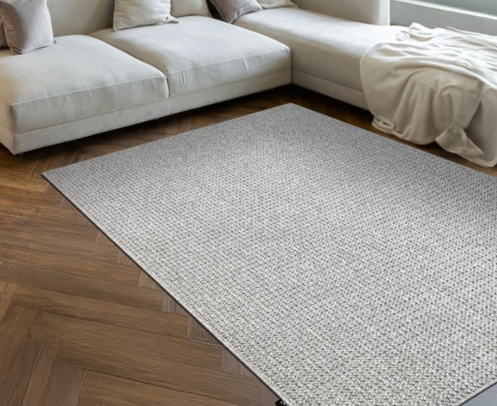 Luxusní bezvlasý koberec Blanka - typ 3 - světle šedý