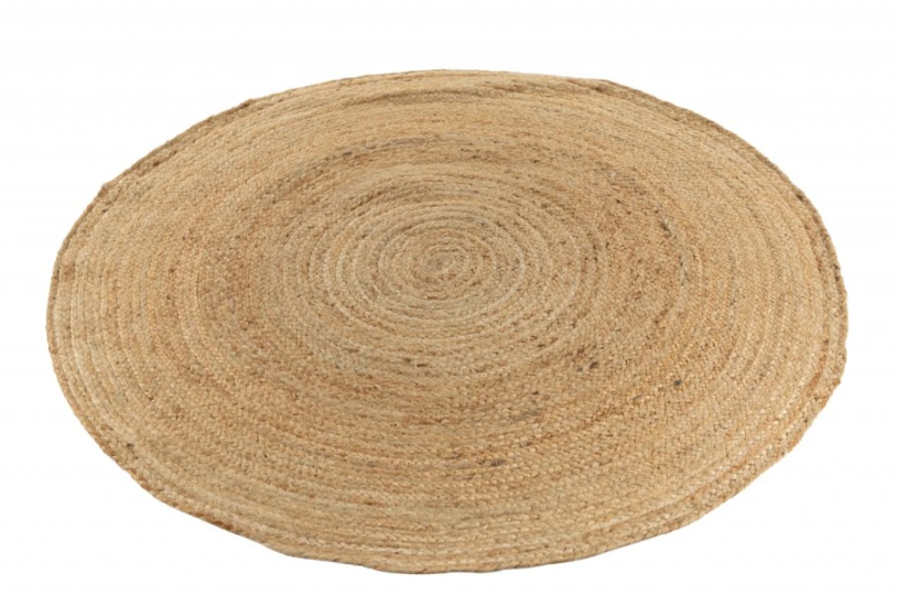 Kulatý jutový koberec - vzor 2
