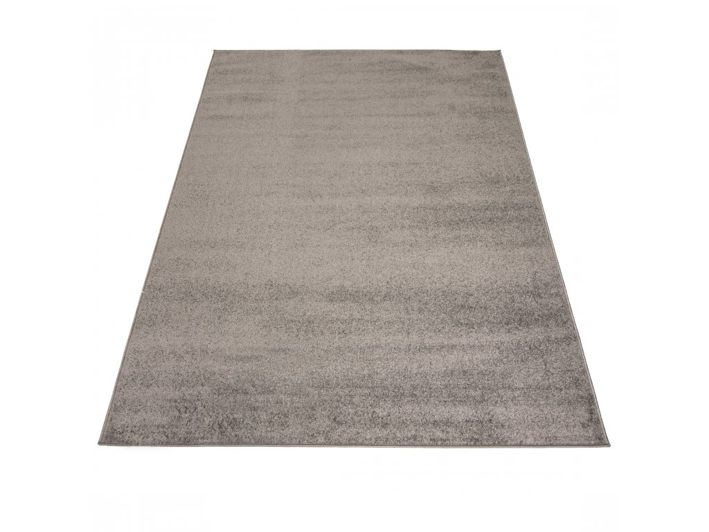 Moderní koberec Spring - jednobarevný - šedý