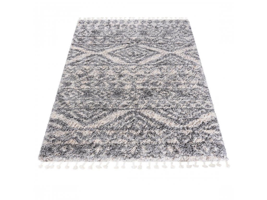 Moderní koberec Aztec - geometrické tvary 2 - krémový