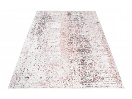 Moderní koberec DAKOTA - čáry 4 - krémový/oranžový