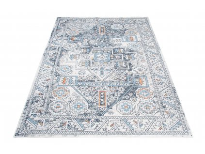 Moderní koberec DAKOTA - tvary 4  - šedý