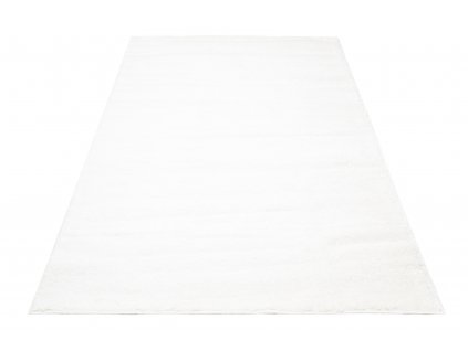 Moderní koberec Delhi - jednobarevný - bílý
