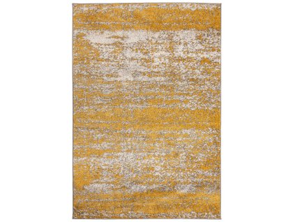 Moderní koberec Spring - abstrakt 8 - žlutý