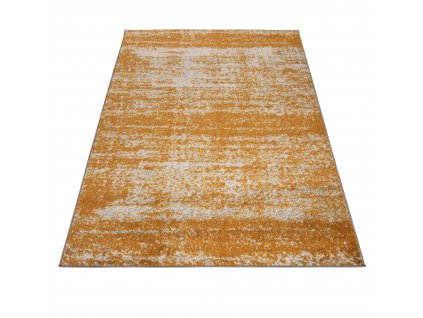 Moderní koberec Spring - abstrakt 7 - oranžový