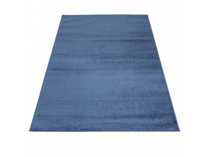 Moderní koberec Spring - jednobarevný - modrý