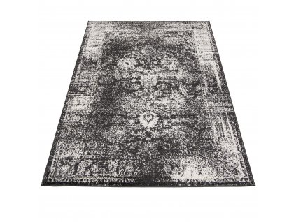Moderní koberec Alesta - orientální 2 - černý
