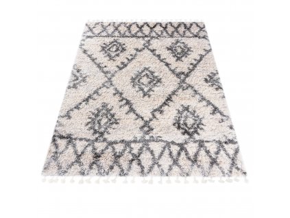 Moderní koberec Aztec - obrazce 1 - bílý